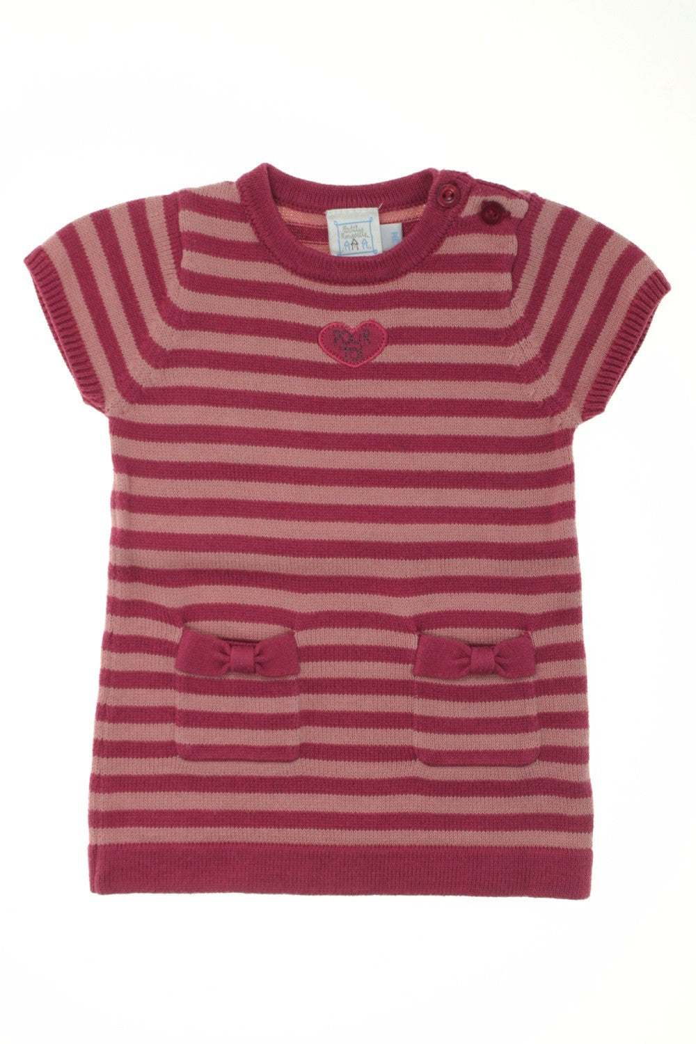 Robe rayée en maille Cadet Rousselle Fille mois – Roseindigo