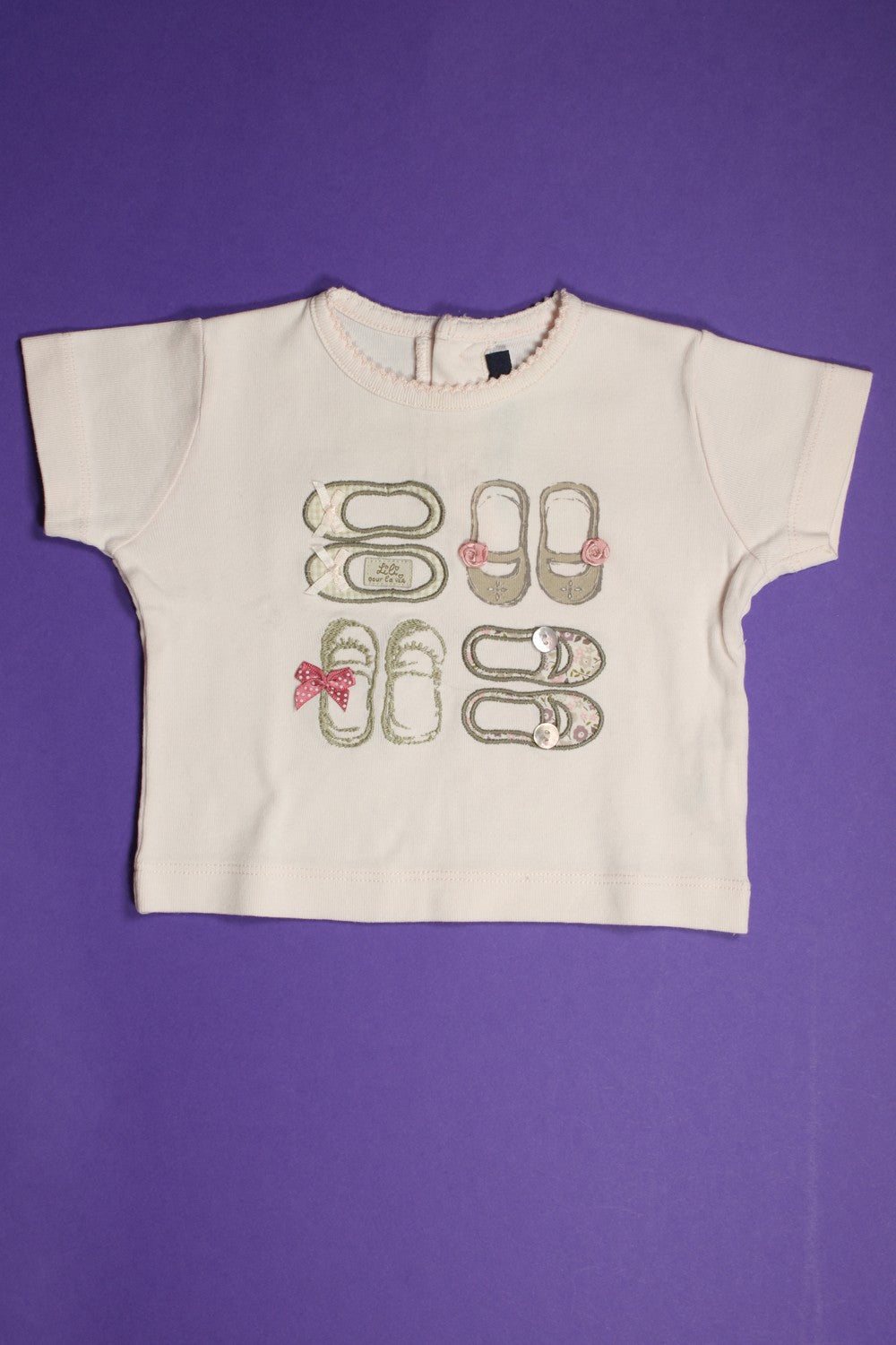 Tee-shirt manches courtes "Chaussons"
