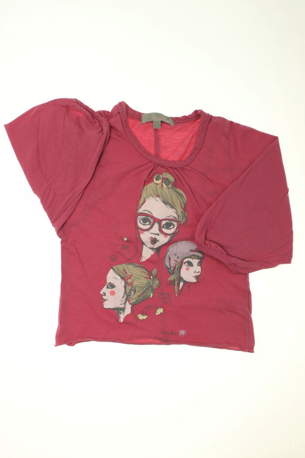 Tee-shirt manches longes "Jeunes filles"