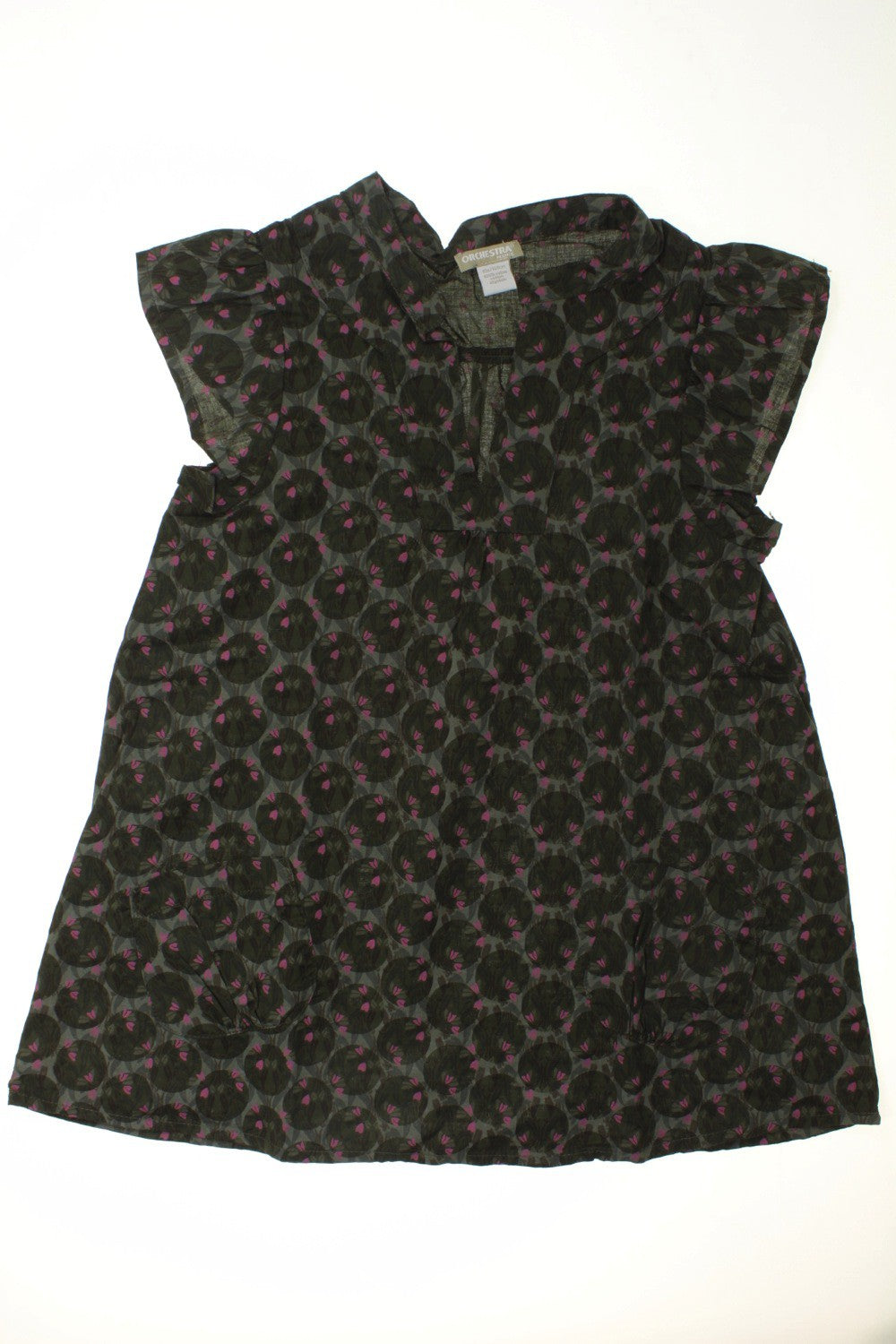 Tunique "Pois et fleurs"