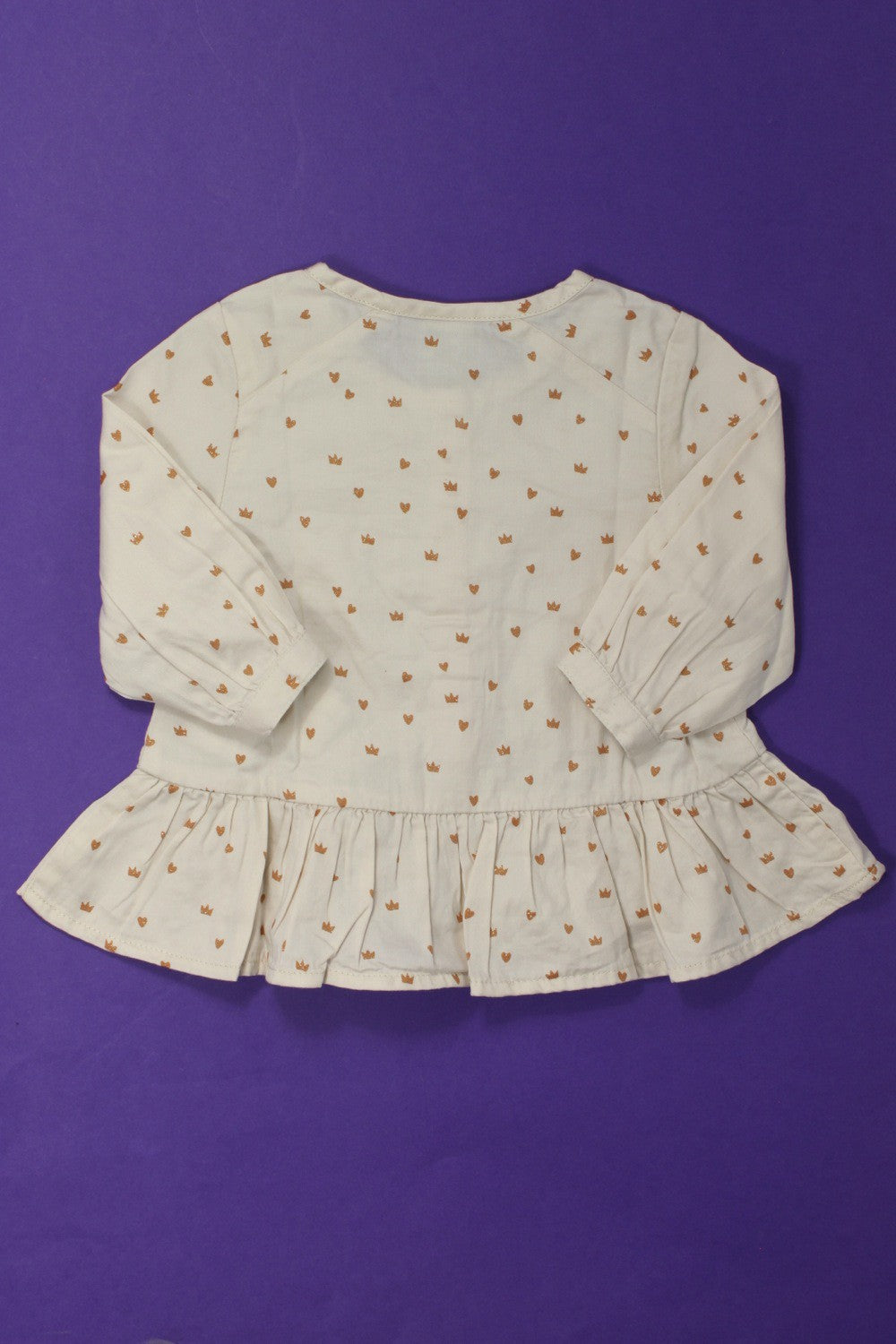 Chemisier "Cœurs et couronnes"