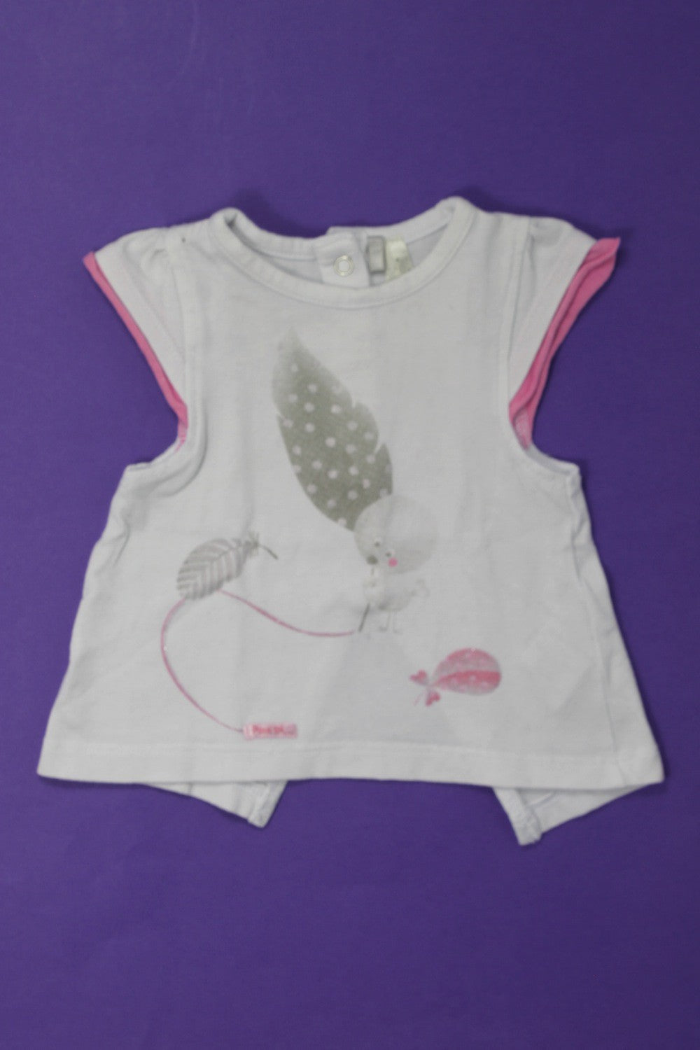Tee-shirt manches courtes "Plumes"