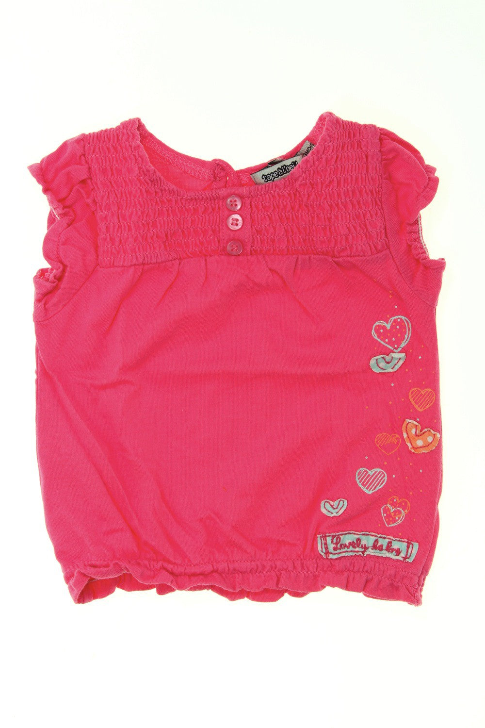 Tee-shirt manches courtes "Cœurs"