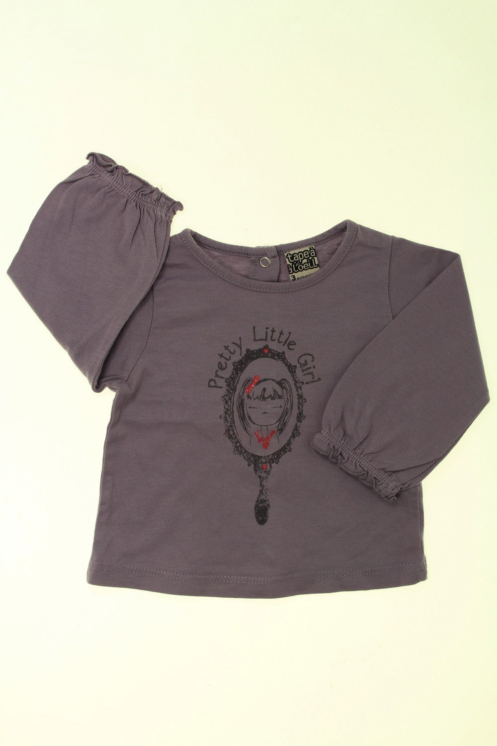 Tee-shirt manches longues "Pretty girl"