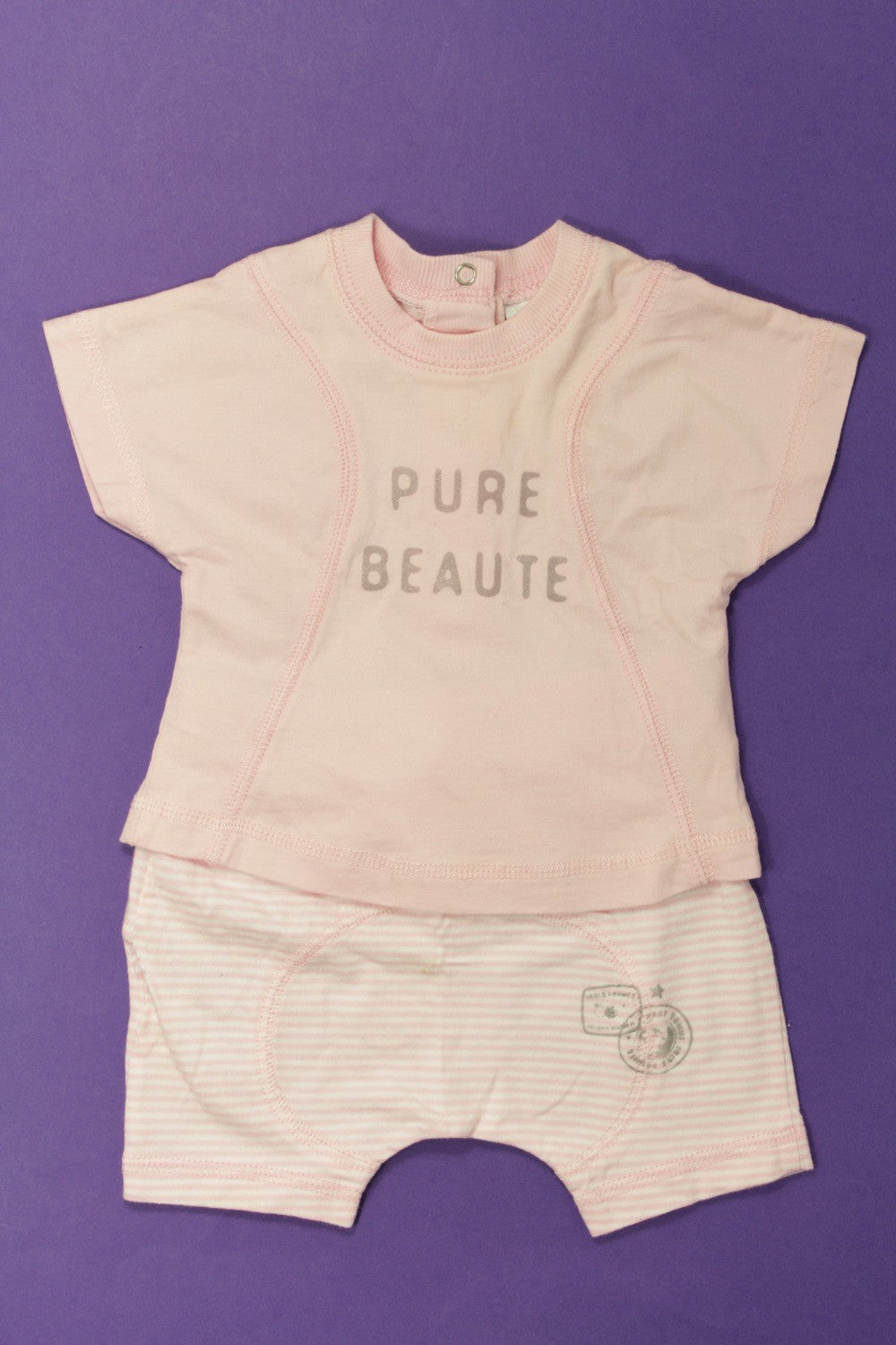 Pyjama court "Pure beauté"