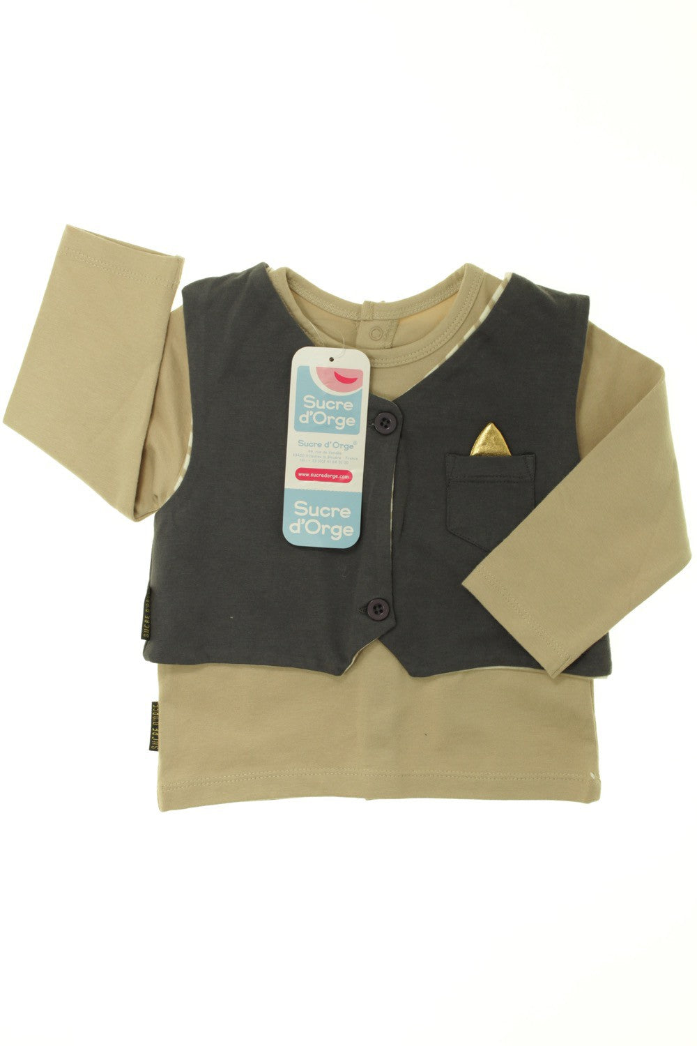 Ensemble tee-shirt et gilet - NEUF
