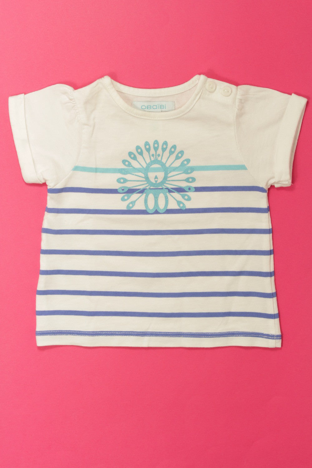 Tee-shirt manches courtes "Paon"