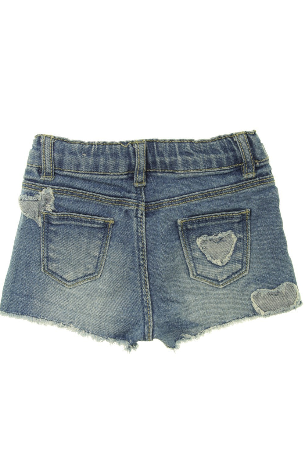 Short en jean "Cœur"