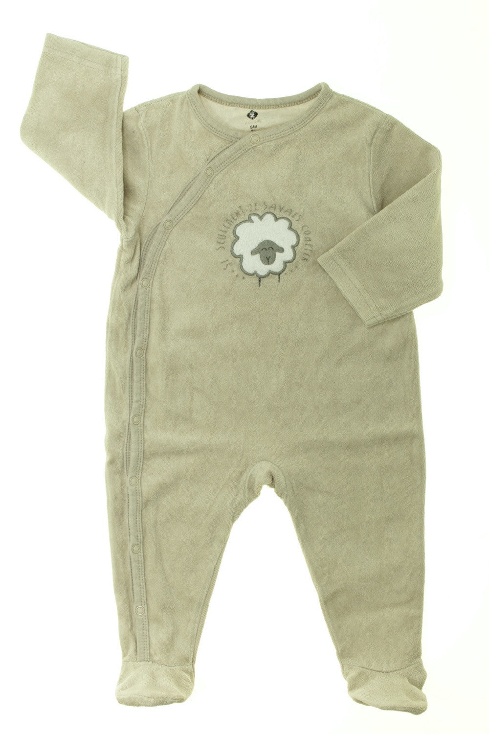 Pyjama/Dors-bien en velours "Mouton"