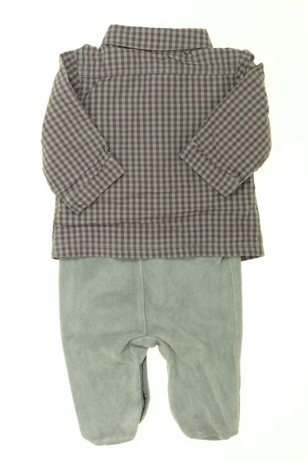 Pyjama/Dors-bien en velours "Chemise"