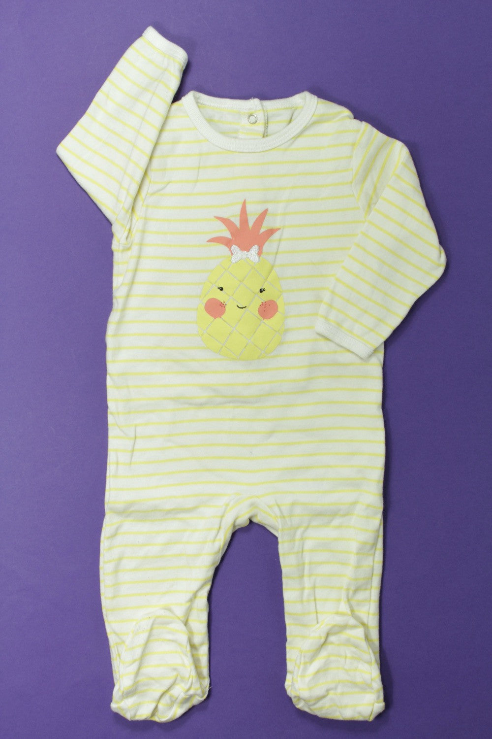 Pyjama/dors-bien en coton "Ananas"