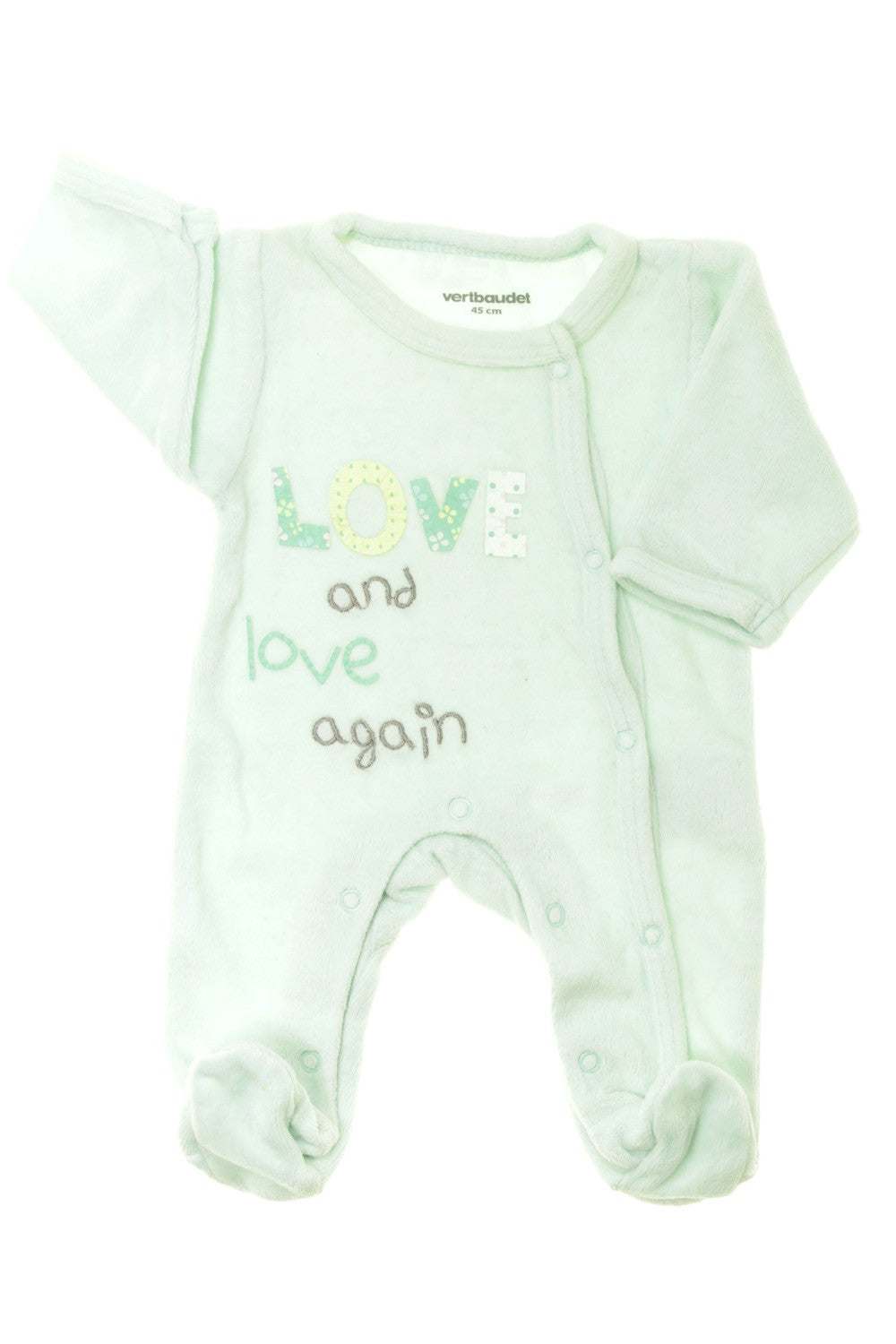 Pyjama/Dors-bien en velours "Love"