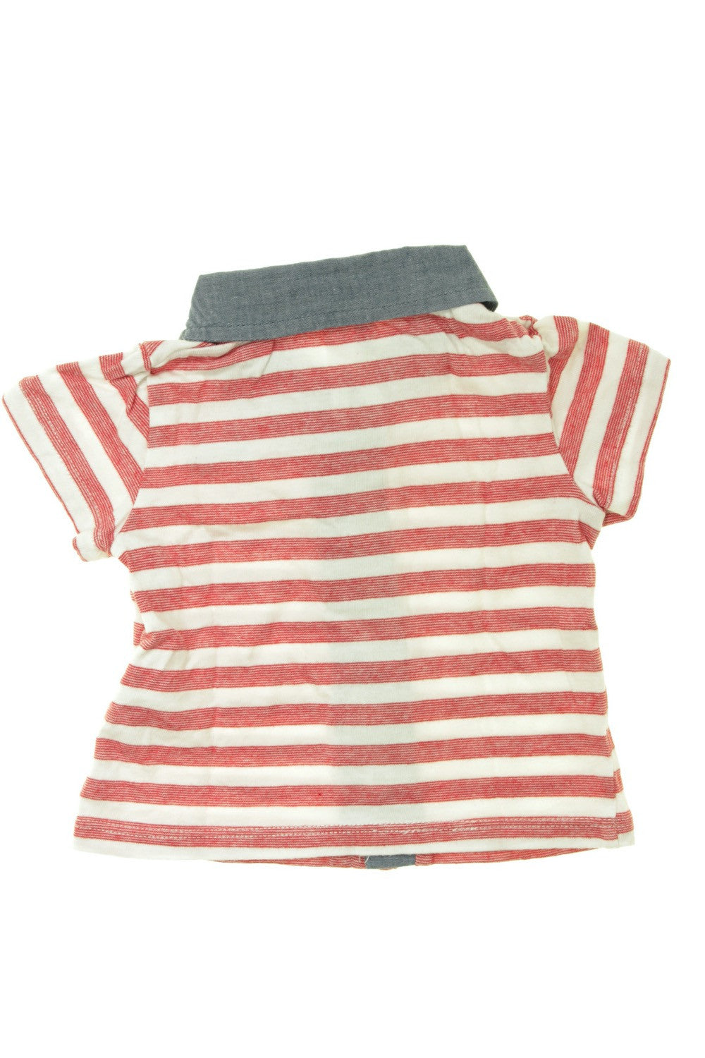 Polo manches courtes rayé