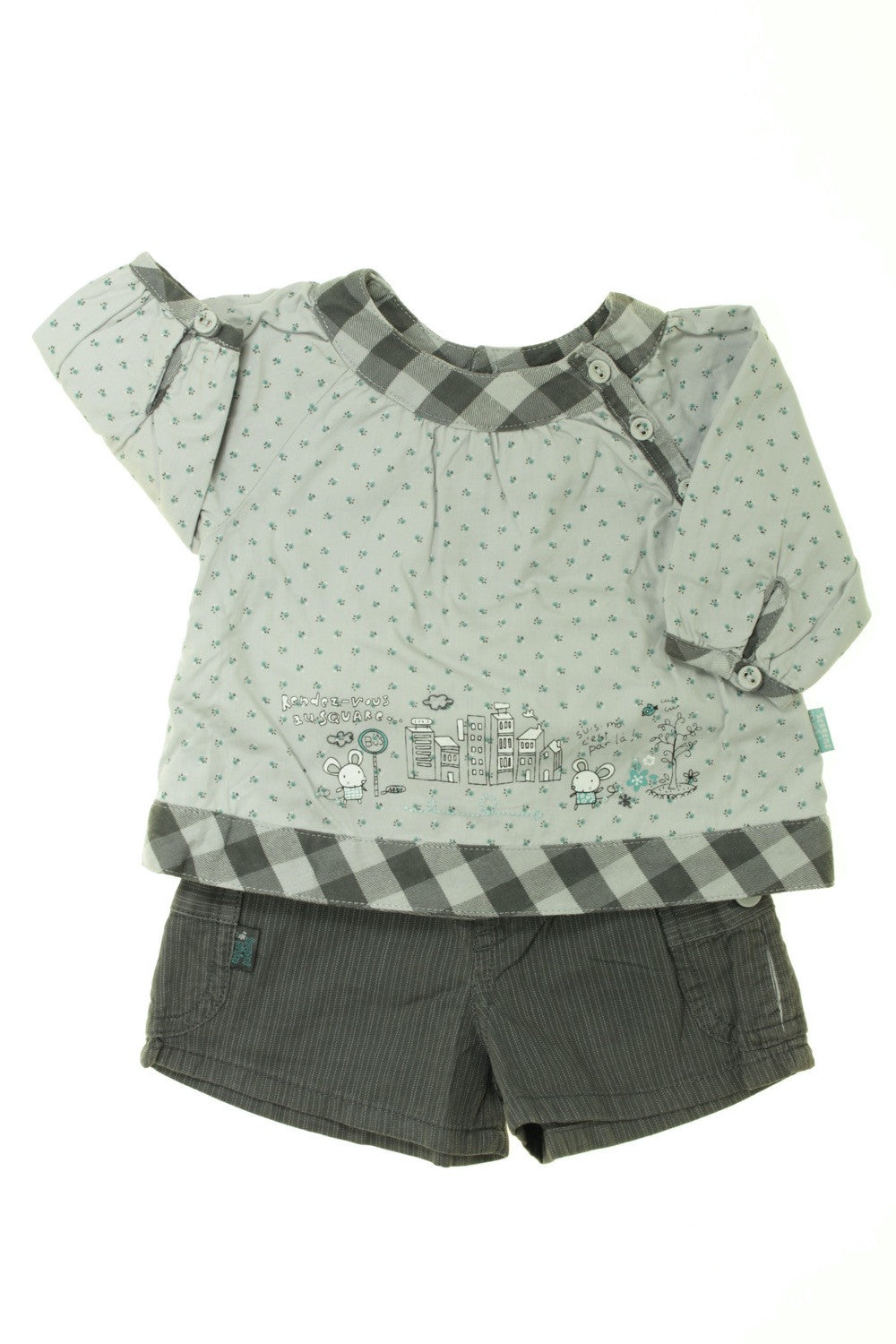 Ensemble blouse et short