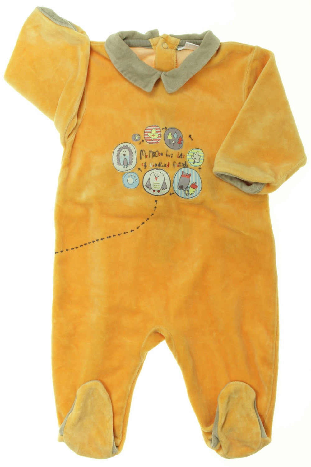 Pyjama/Dors-bien en velours "Mr Moose"