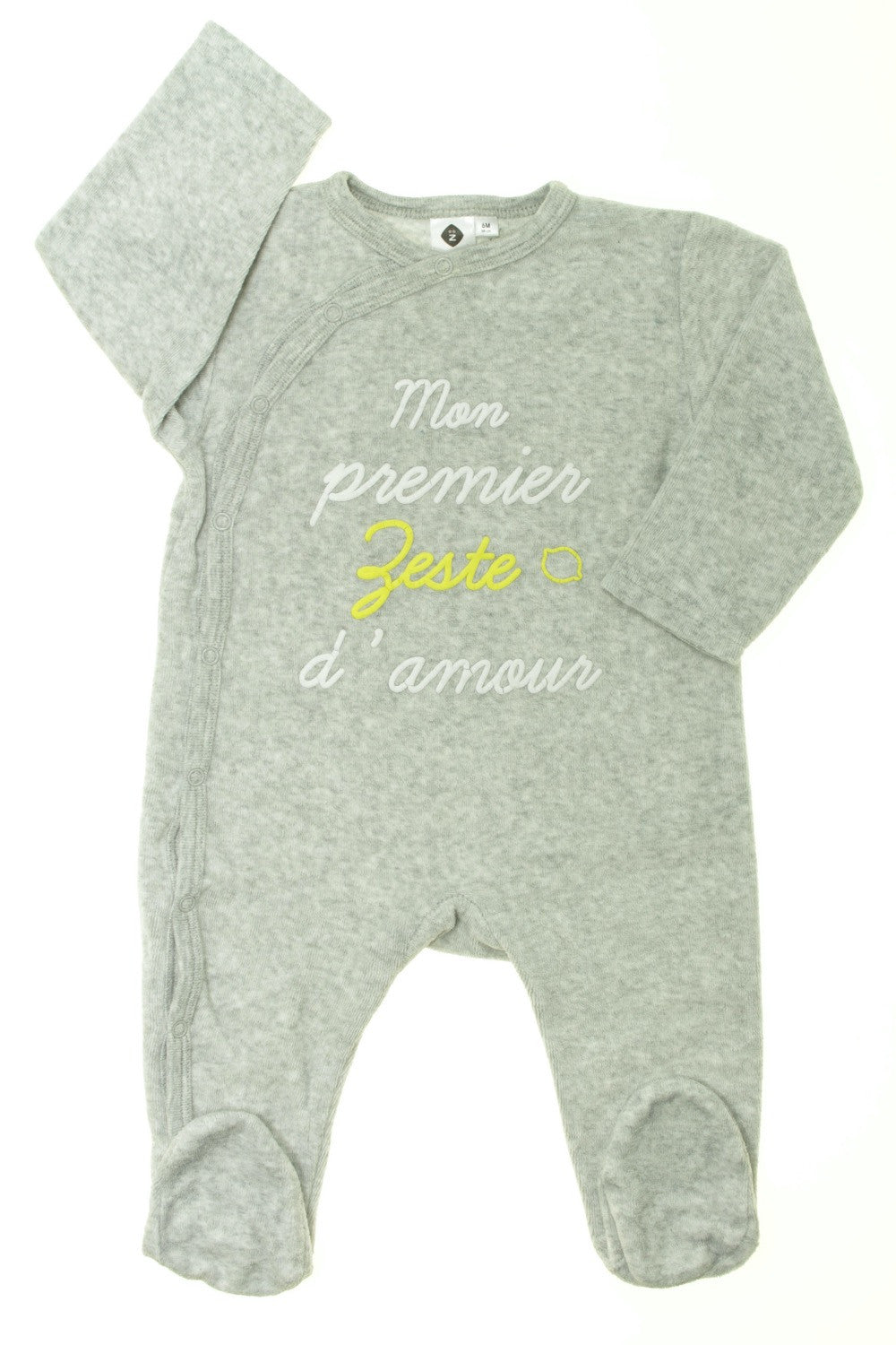 Pyjama/Dors-bien en velours "Zeste d&