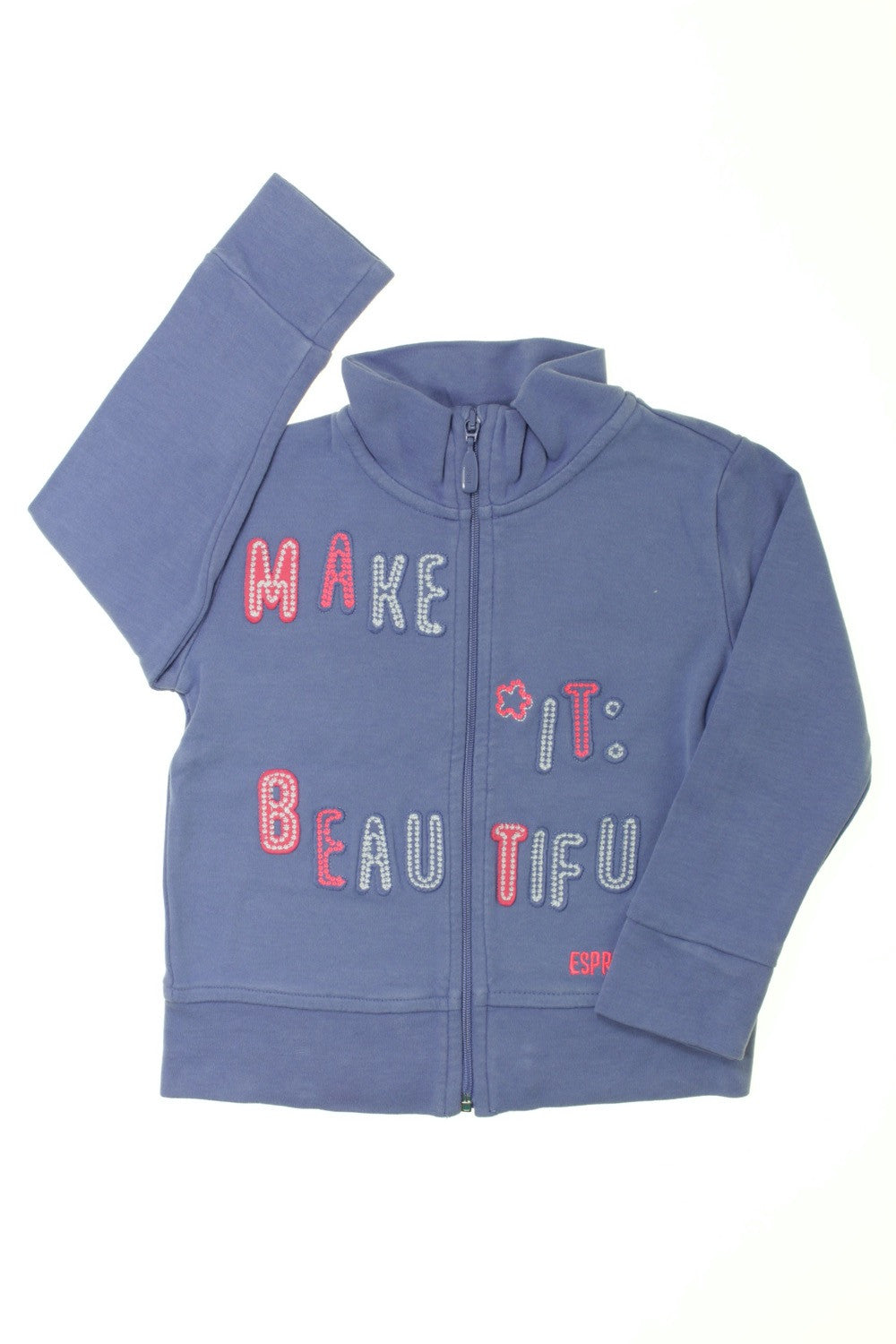 Sweat zippé "Beautiful"