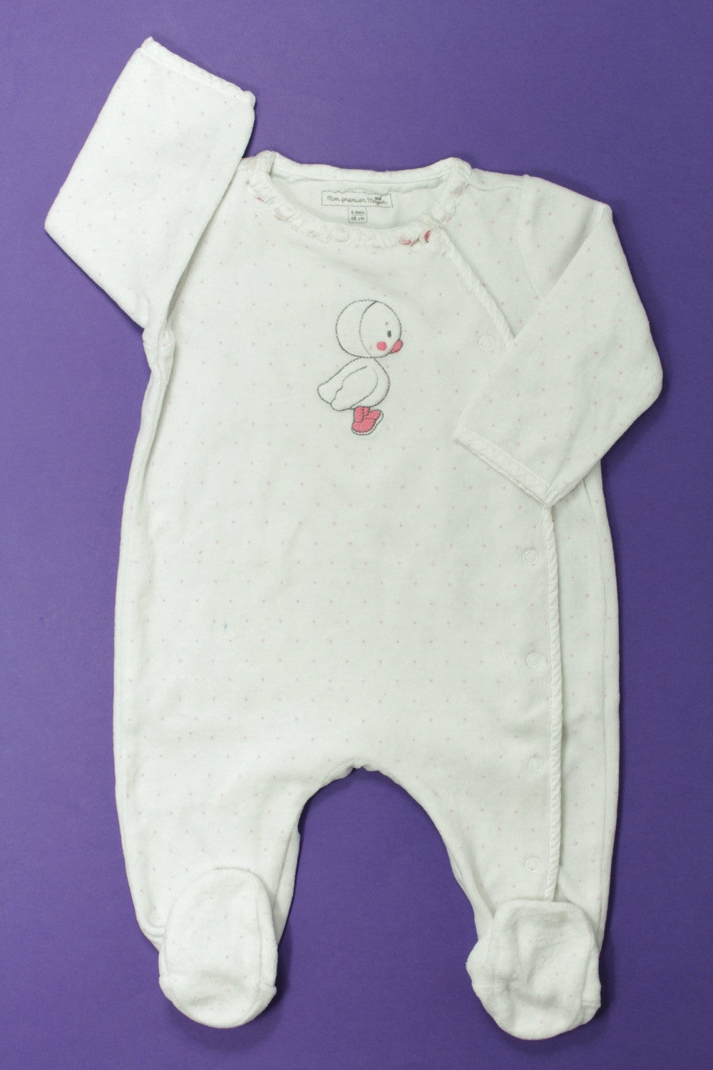 Pyjama/Dors-bien en velours "Canard"