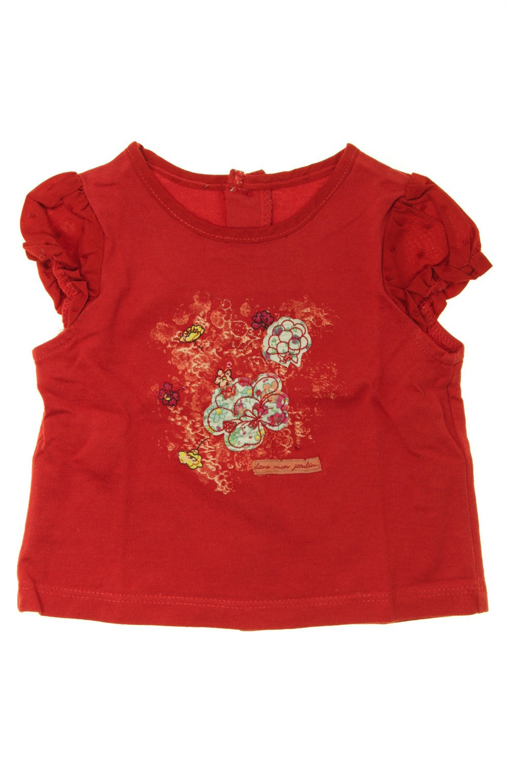 Tee-shirt manches courtes "Fleurie"