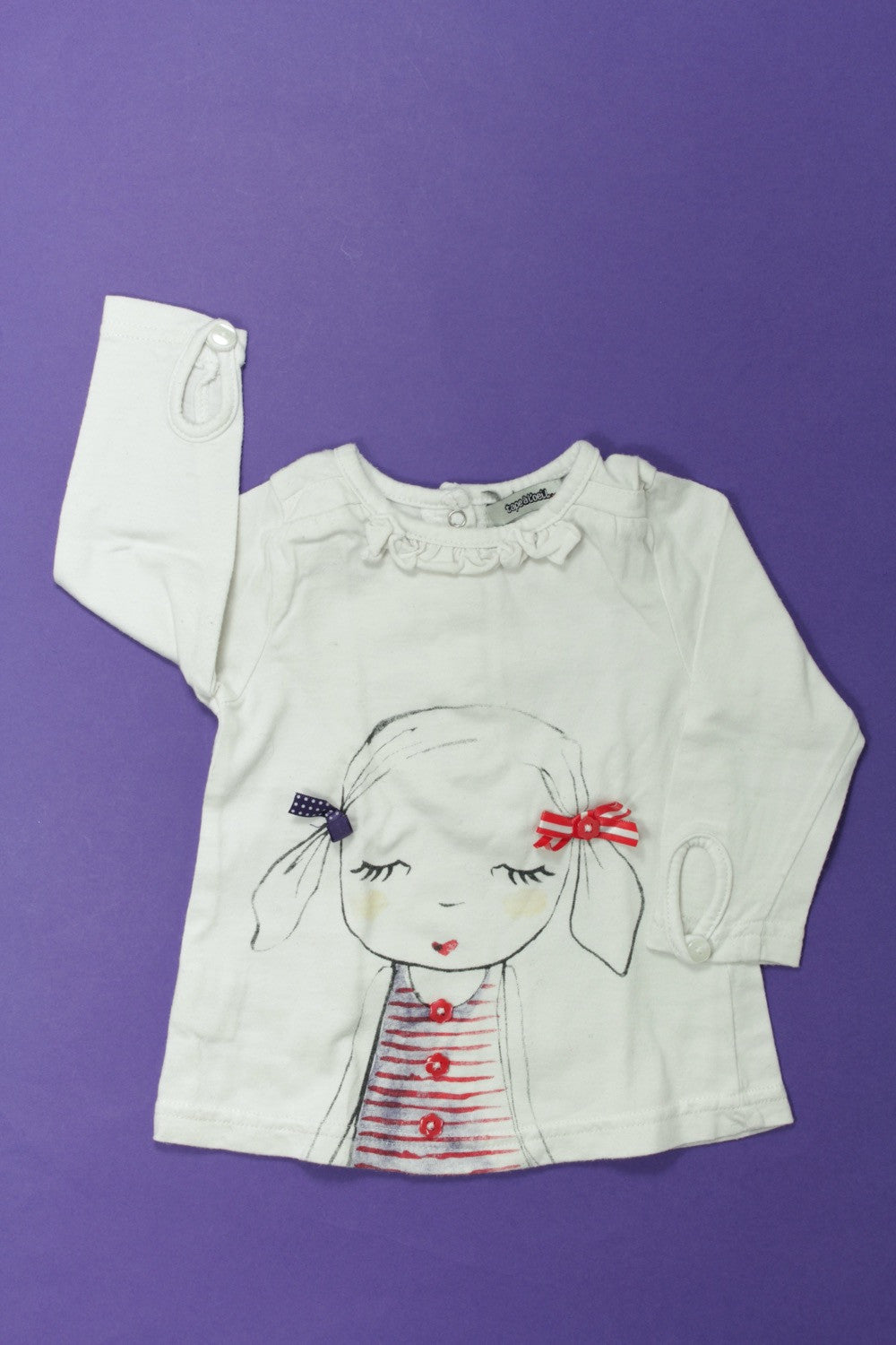 Tee-shirt manches longues "Fillette"