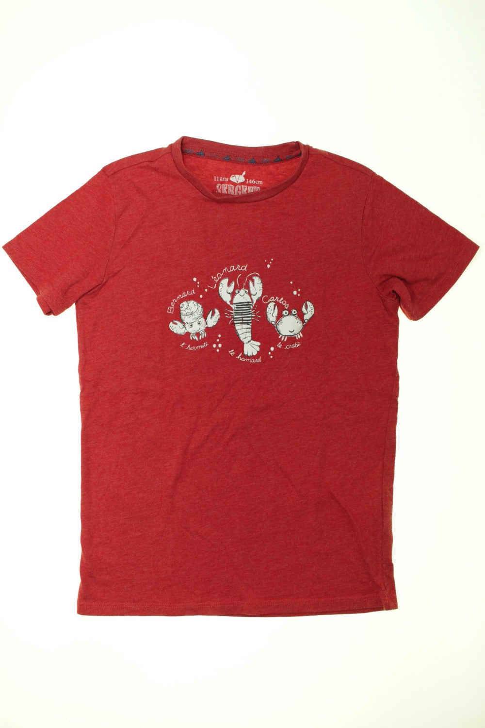 Tee-shirt manches courtes "Crustacés"