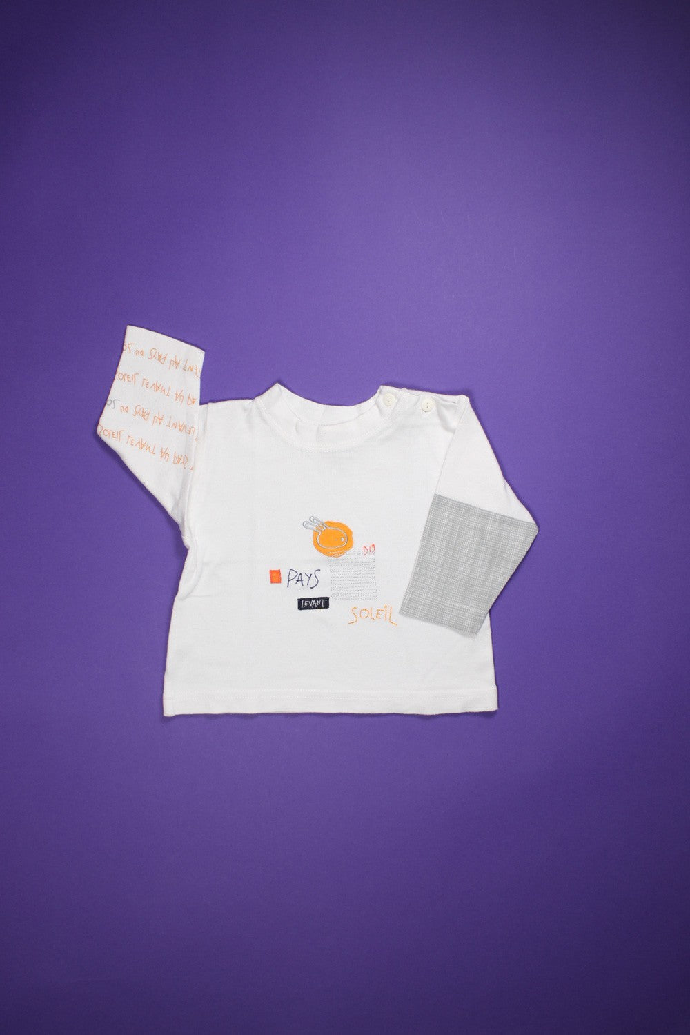 Tee-shirt manches longues "Au Pays du soleil levant"