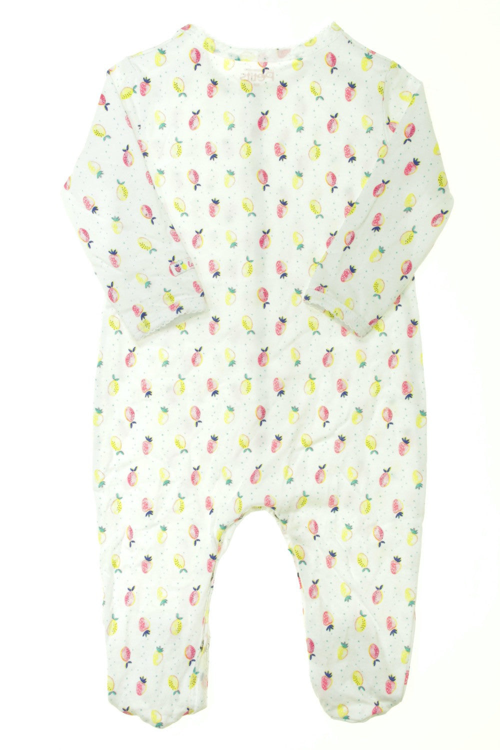 Pyjama/Dors-bien en velours "Sapins et rennes"