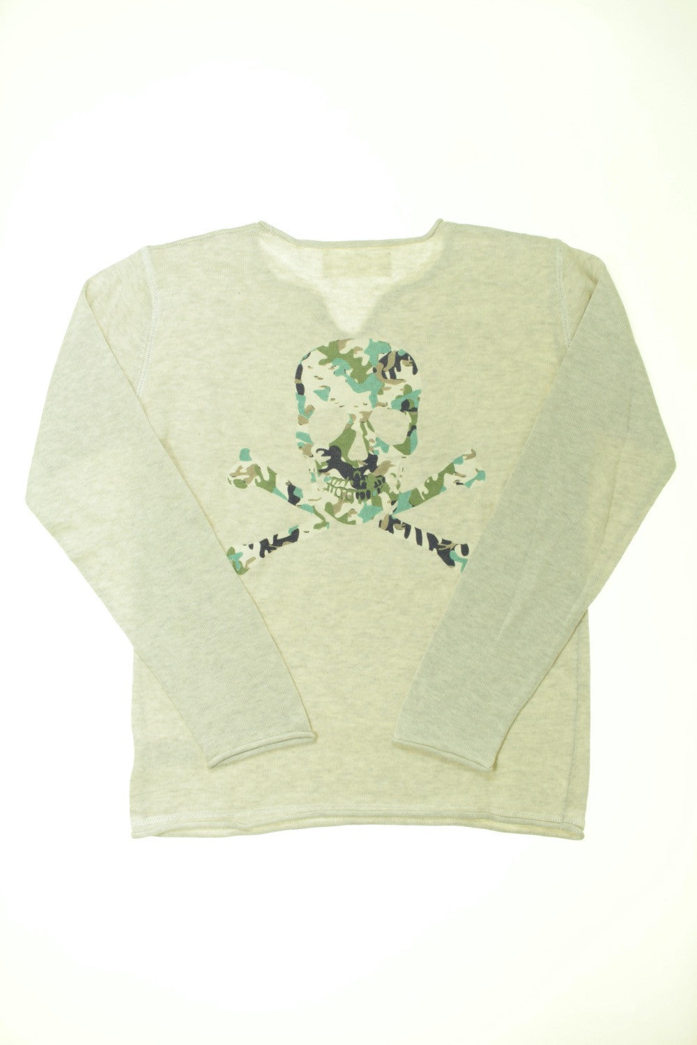 Pull fin "Tête de mort"