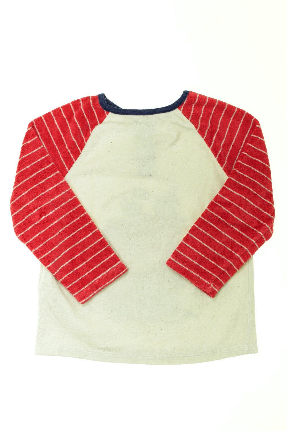 Haut de pyjama en velours "Bateau pirate"