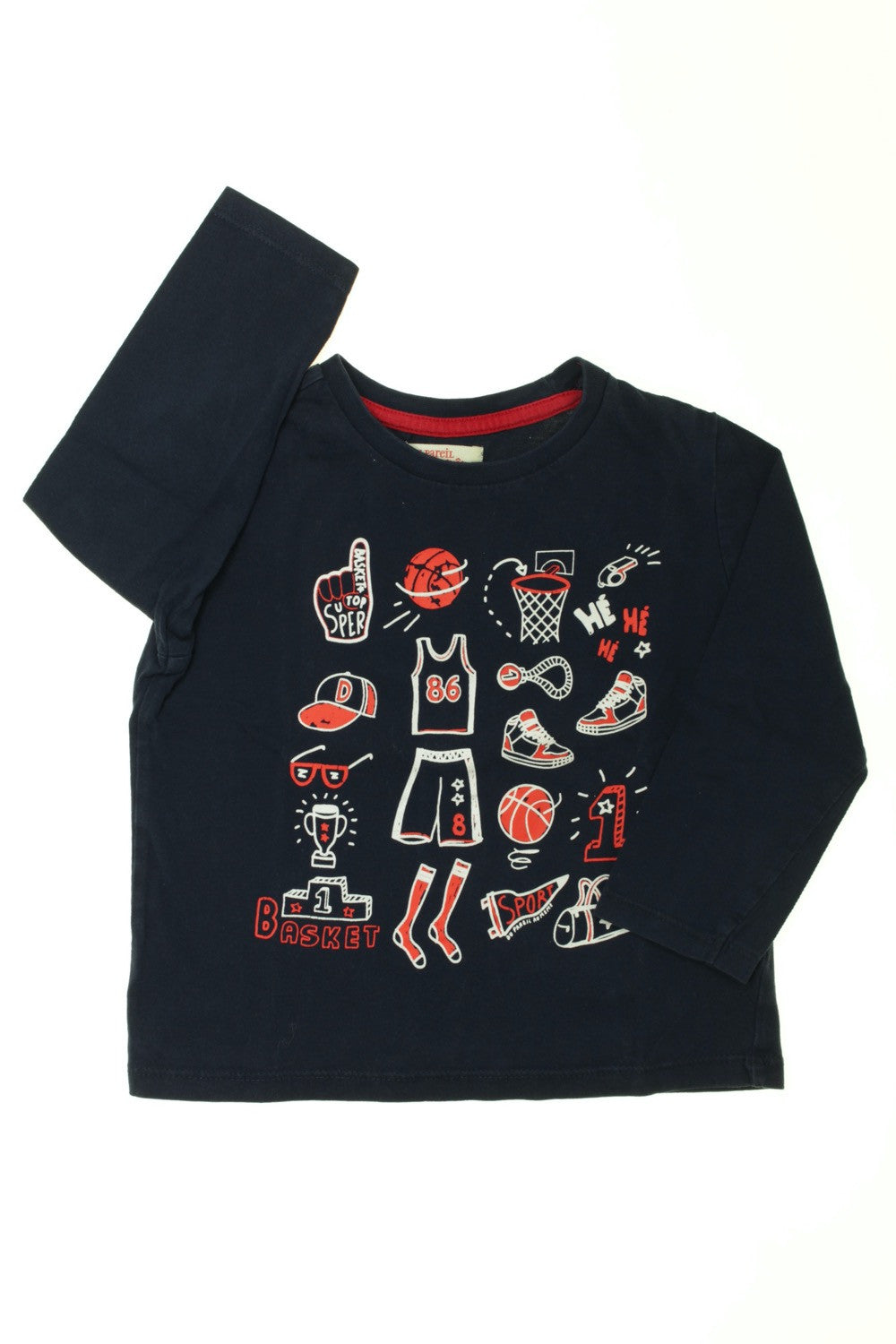 Tee-shirt manches longues "Basket"