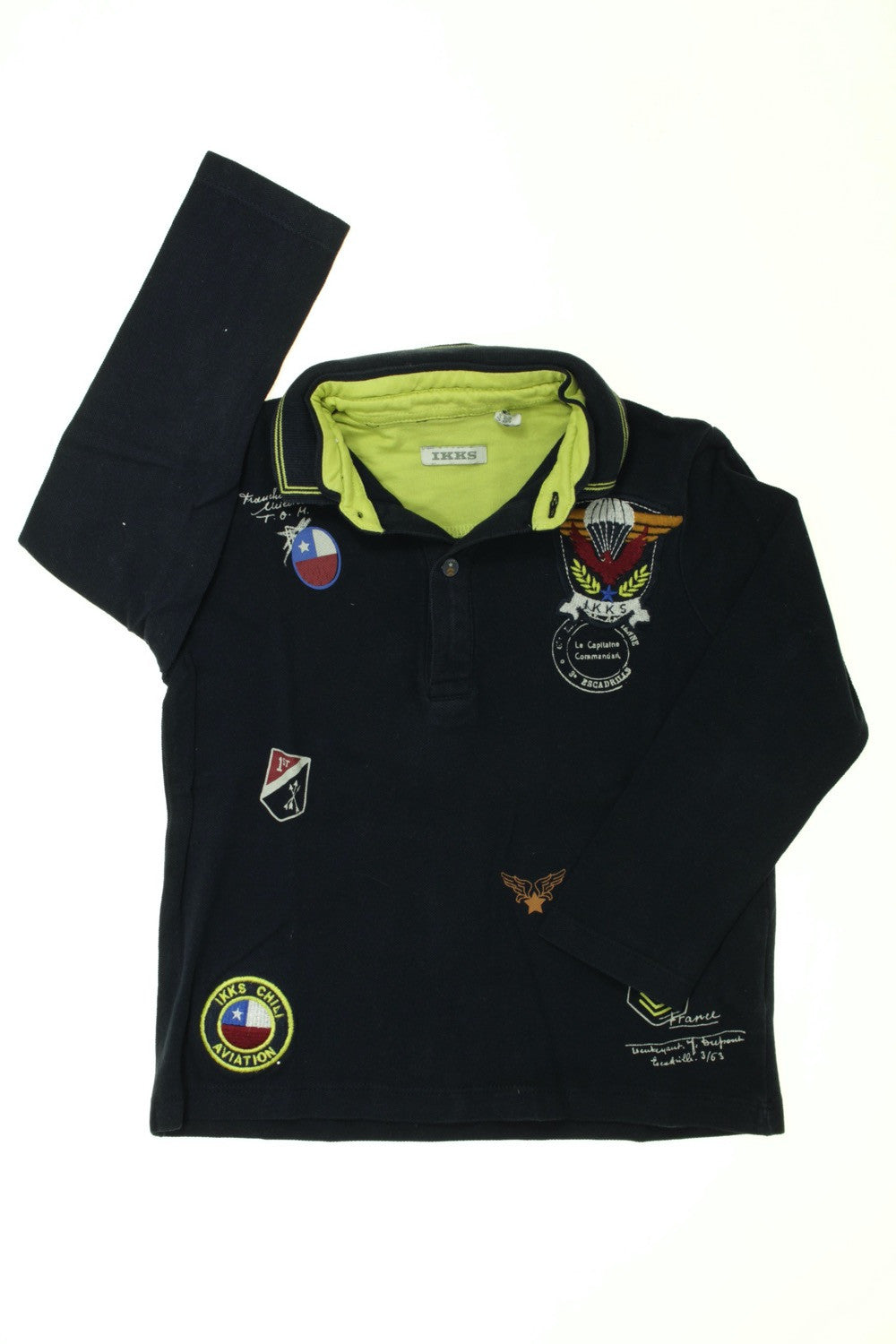 Polo manches longues "Ecussons"