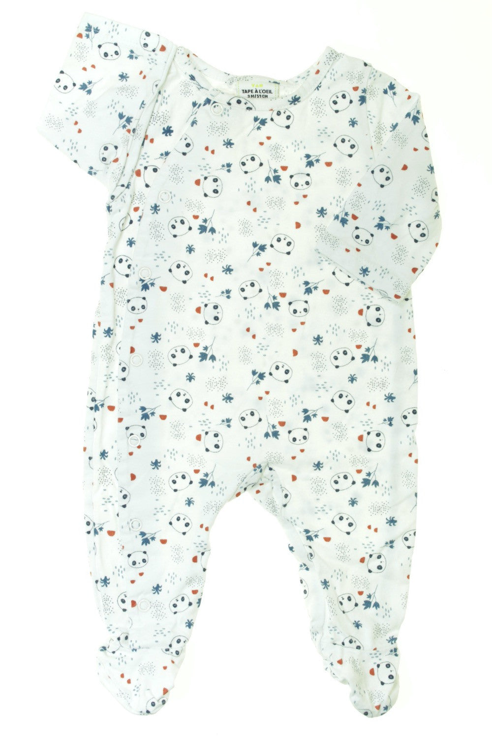 Pyjama/Dors-bien en coton "Pandas"
