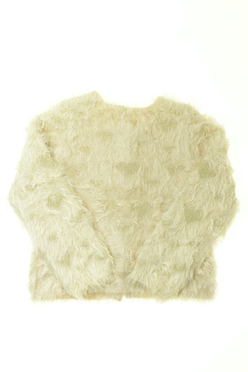 Gilet poilu "Cœurs"