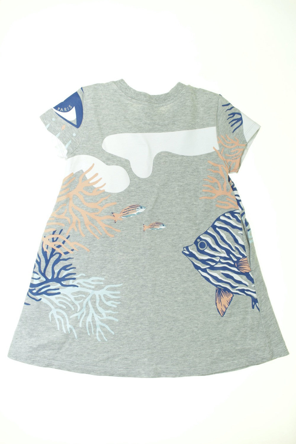 Robe manches courtes "Coraux"
