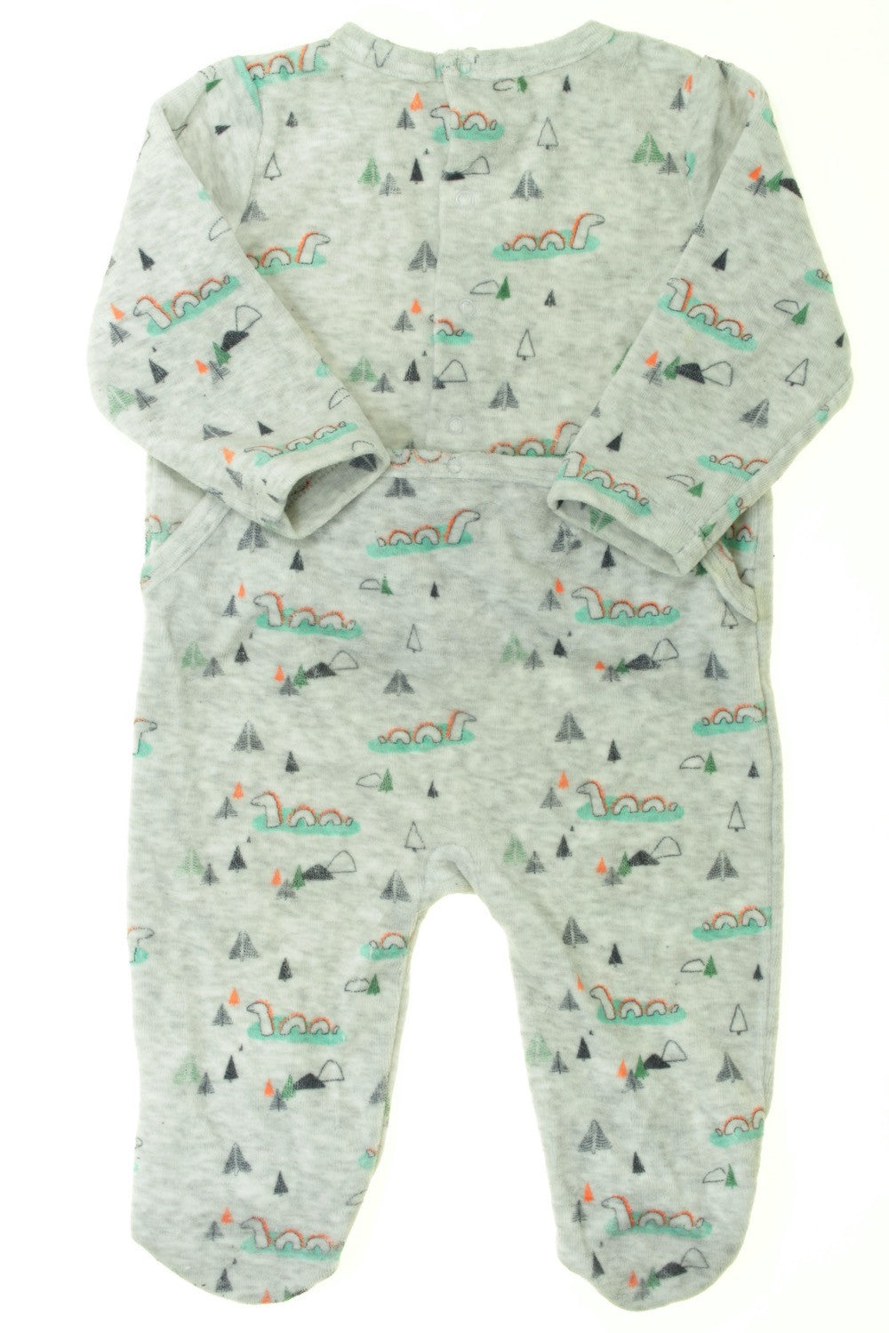 Pyjama/Dors-bien en velours "Lock ness"