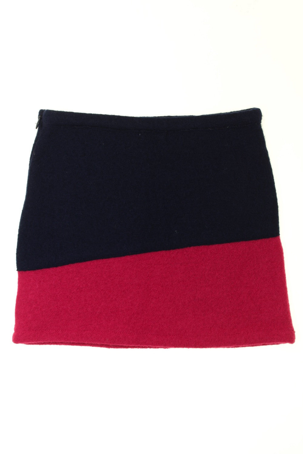 Jupe en laine bouillie "Masque"