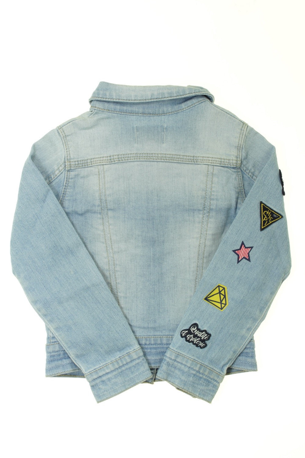 Veste en jean "Ecussons"