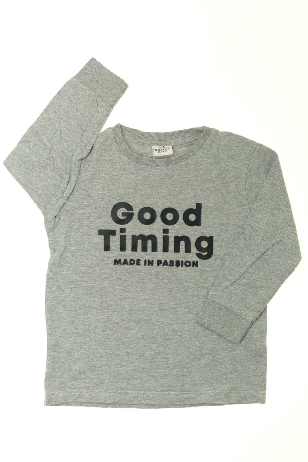 Tee-shirt manches longues "Good timing"