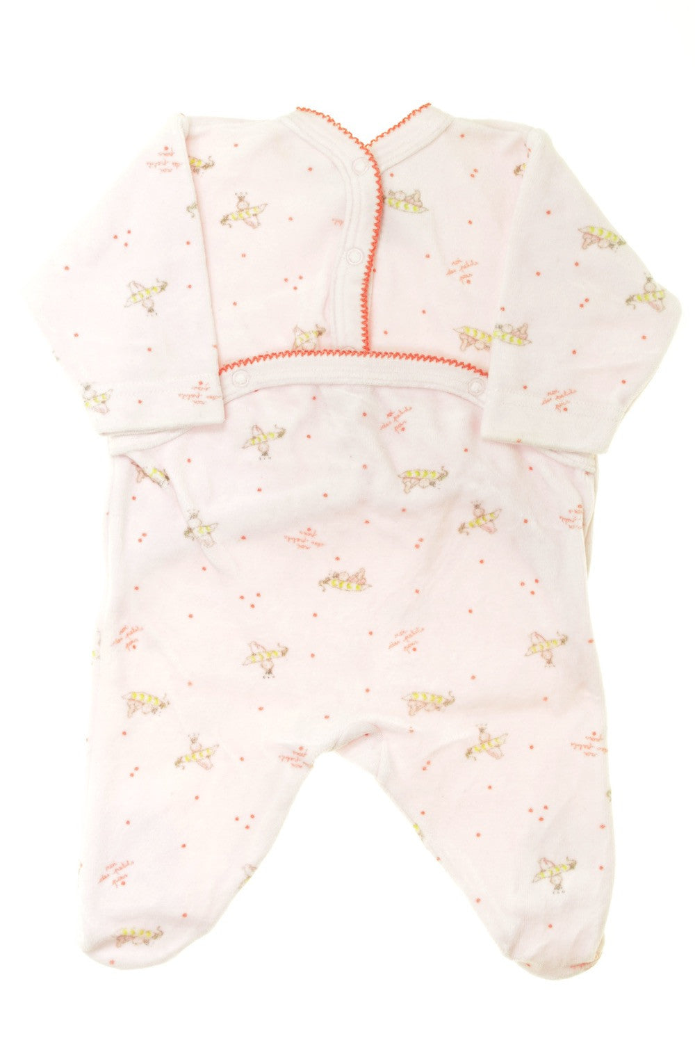 Pyjama/Dors-bien en velours "Petits pois"