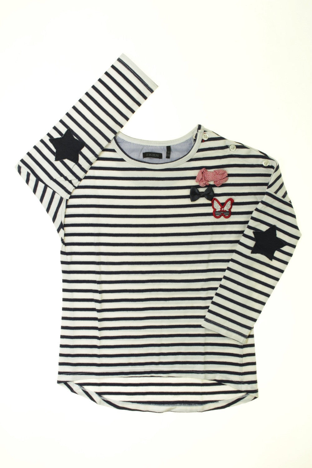 Tee-shirt rayé manches longues