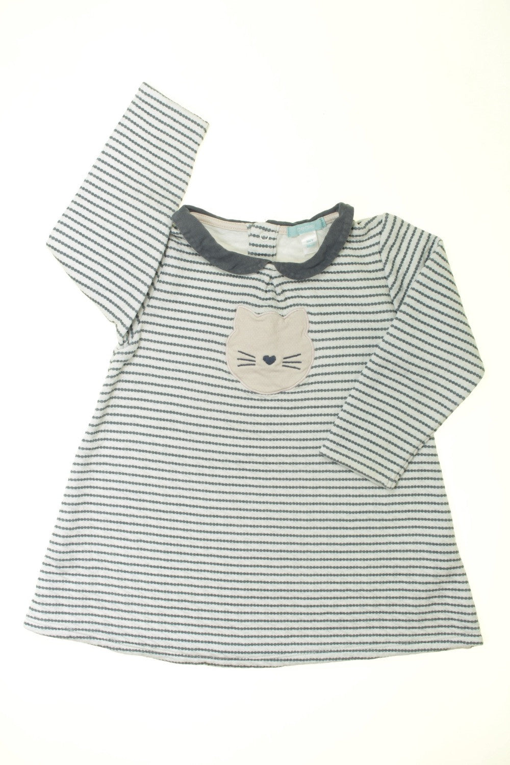 Robe rayée "Chat"