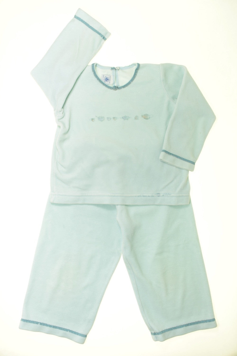 Pyjama en velours "Thé"