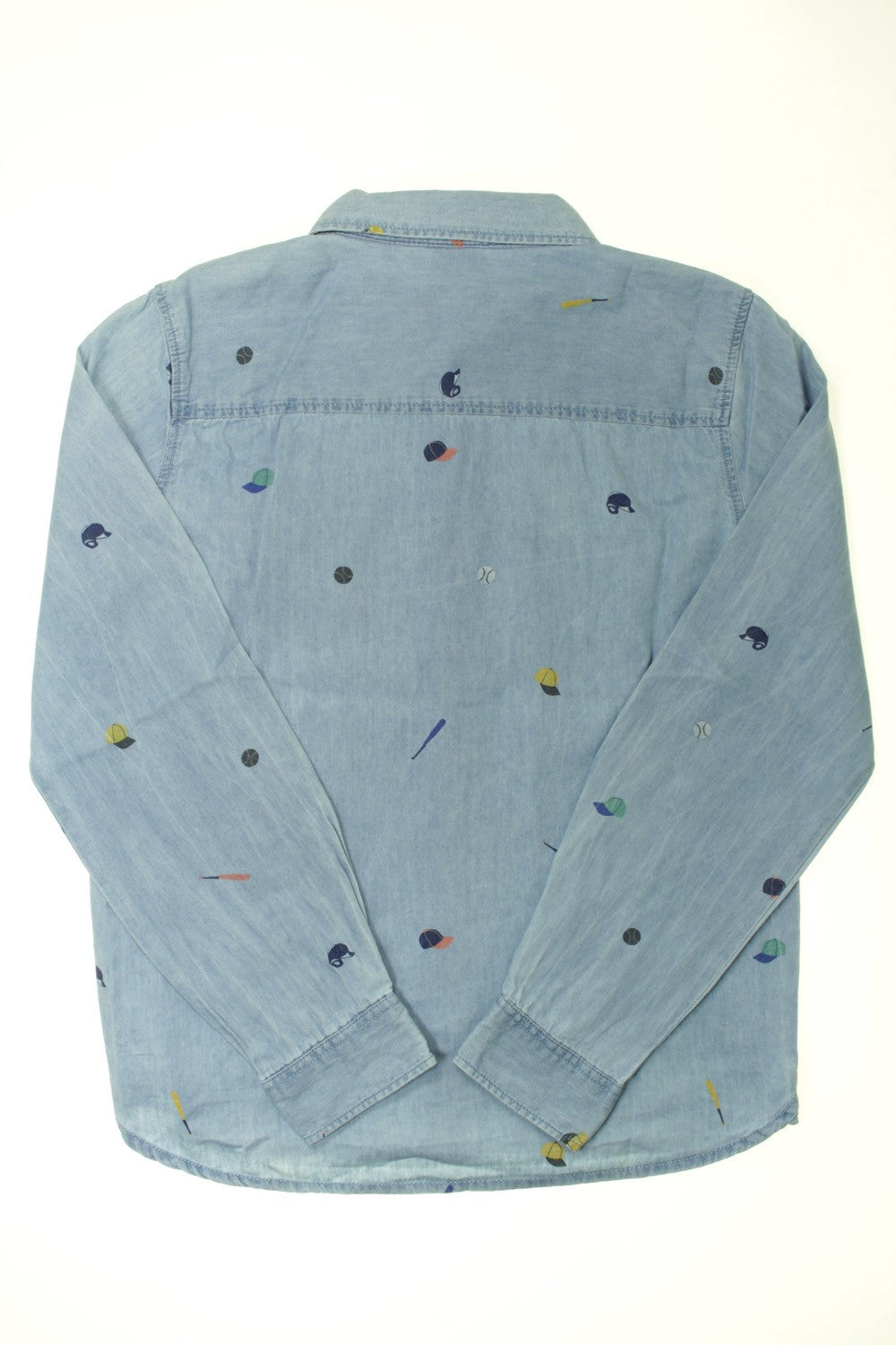 Chemise en jean "Baseball"