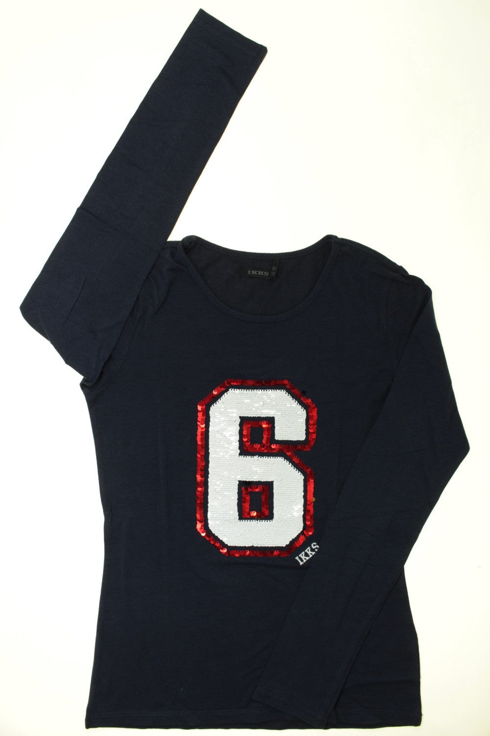 Tee-shirt manches longues "6" - 14 ans