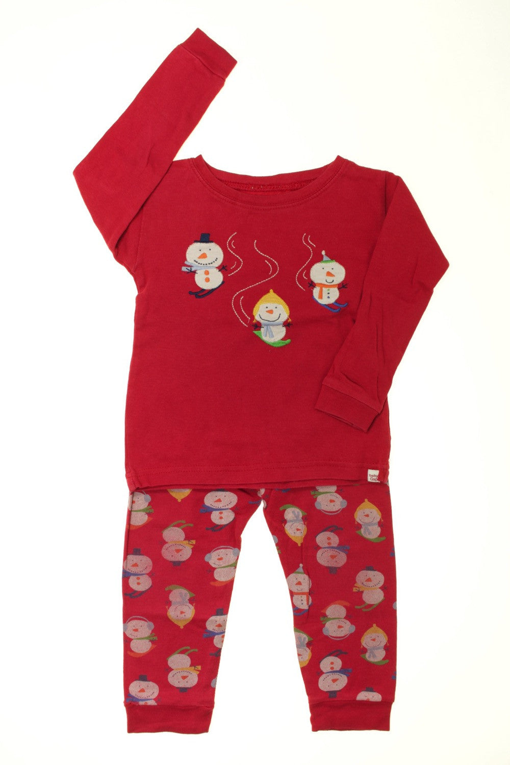 Pyjama en coton "Bonhommes de neige"