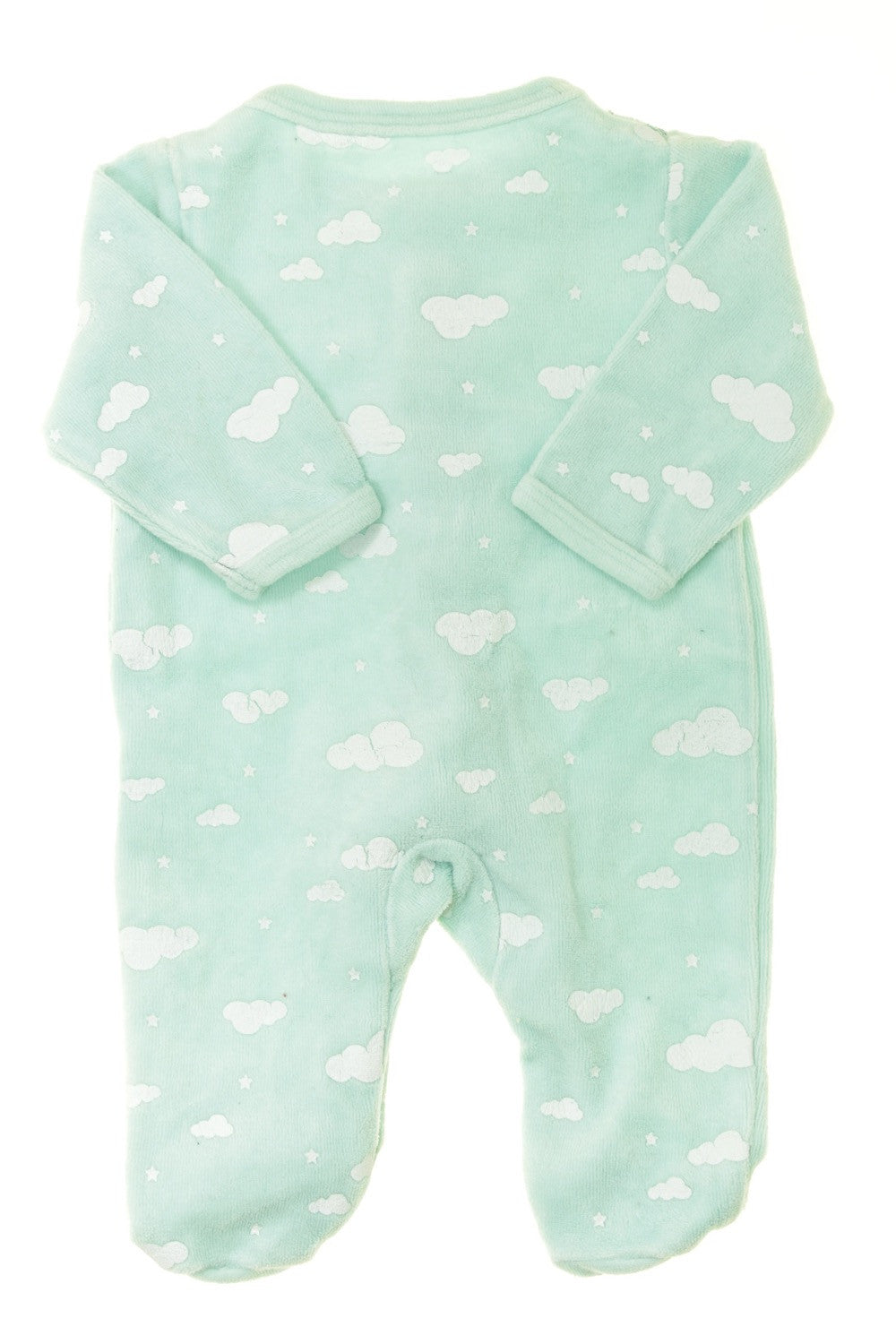 Pyjama/Dors-bien en velours "Nuages"