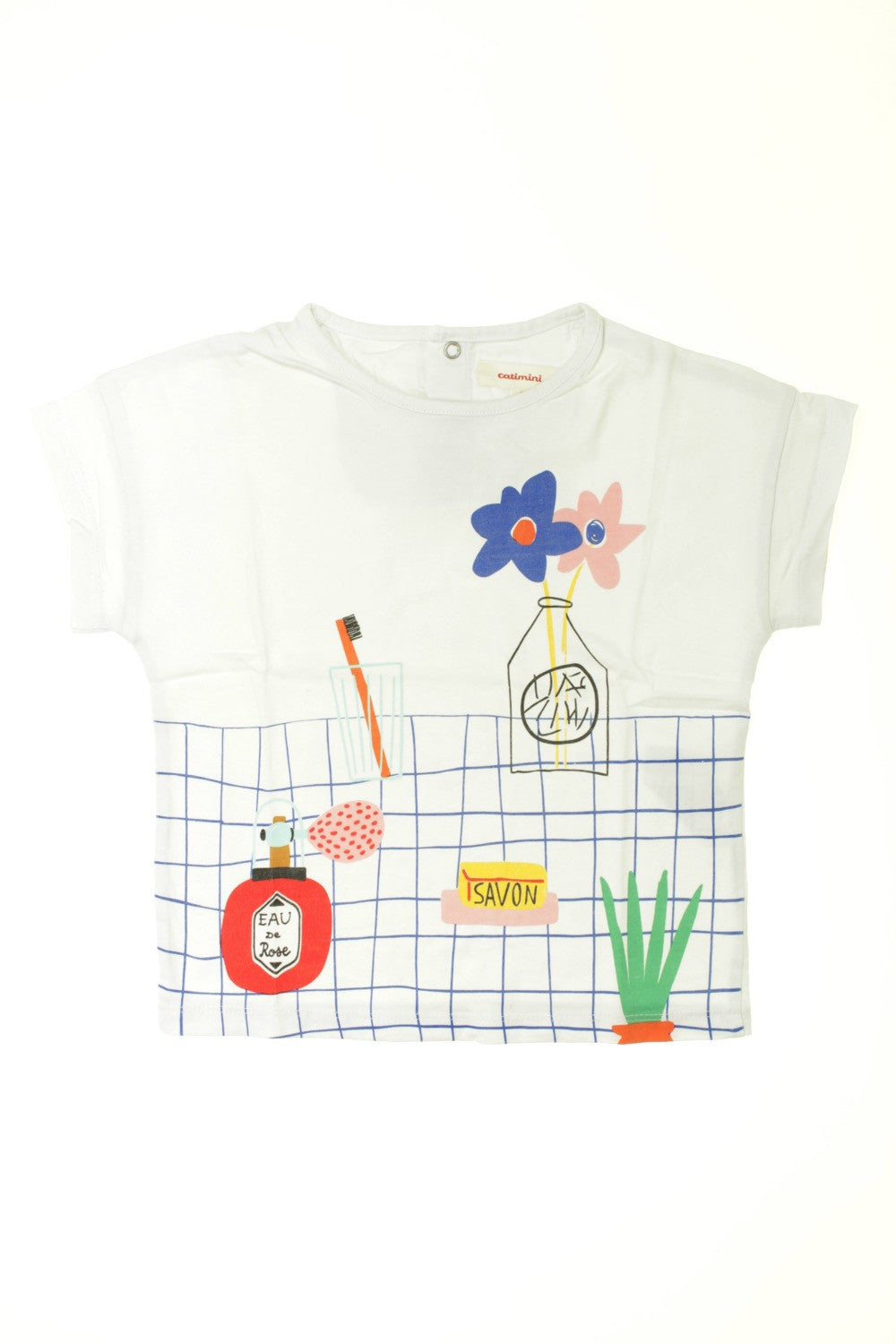 Tee-shirt manches courtes "Salle de bain"