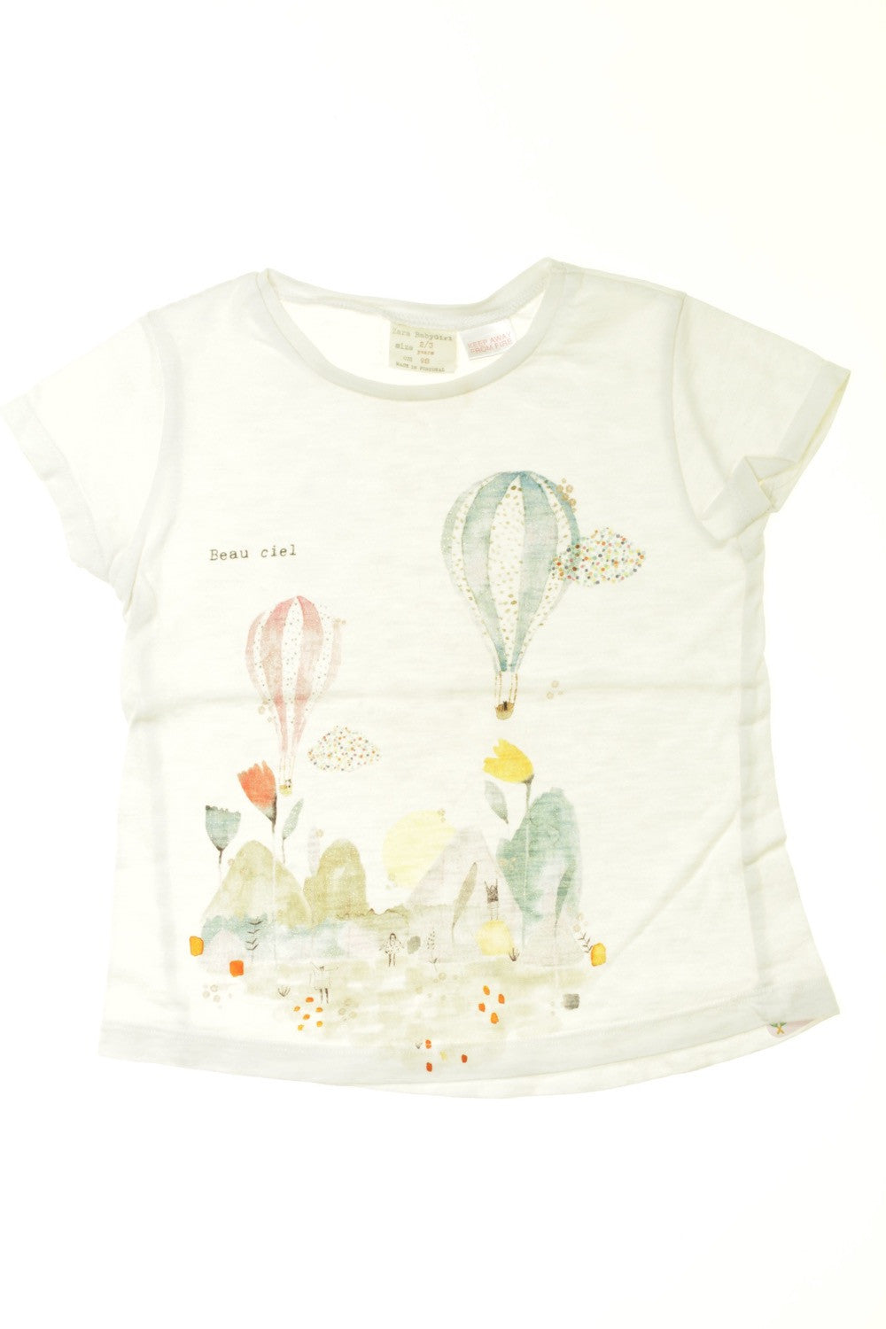Tee-shirt manches courtes "Mongolfières"