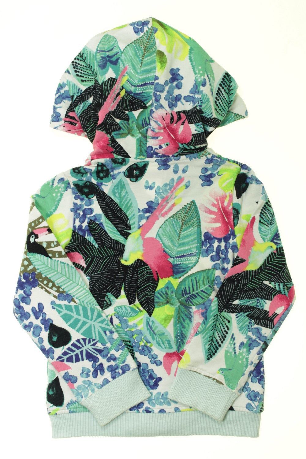 Sweat zippé "Feuillage"