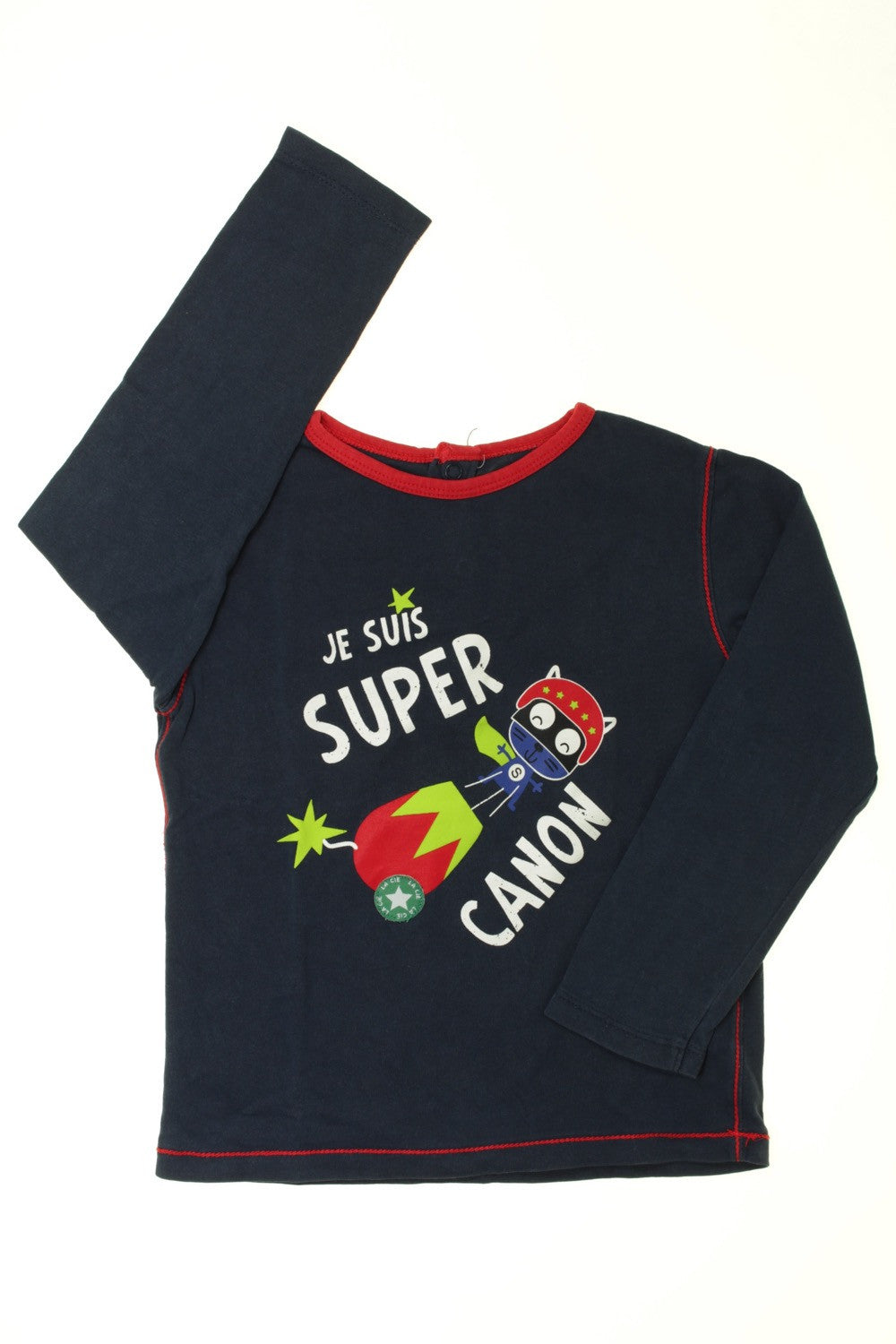 Tee-shirt manches longues "Super canon"